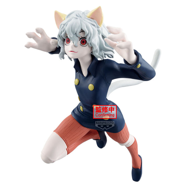 Figurine Neferpitou Hunter x Hunter vue de face avec détails précis et couleurs vives