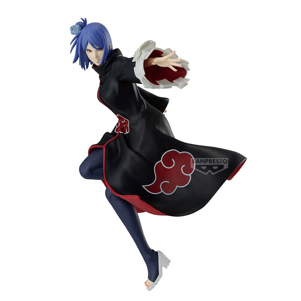 Figurine Konan Naruto Shippuden 15cm vue de face avec détails précis