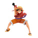Figurine Monkey D Luffy 21cm vue de face avec détails précis et couleurs vives
