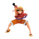 Figurine Monkey D Luffy 21cm vue de face avec détails précis et couleurs vives