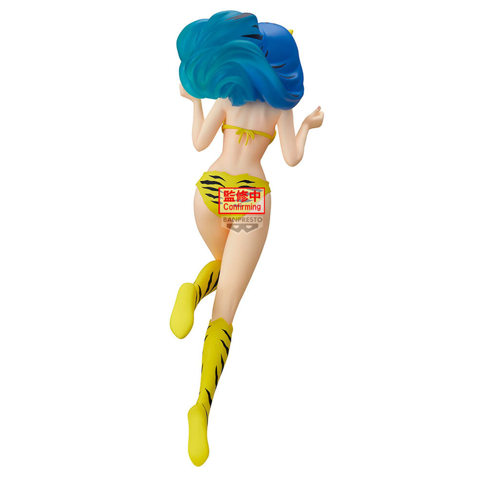 Profil latéral de Lum, figurine anime Urusei Yatsura avec couleurs vives et éclat