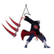 Vue arrière de la figurine Hidan Naruto Shippuden mettant en valeur les textures et couleurs