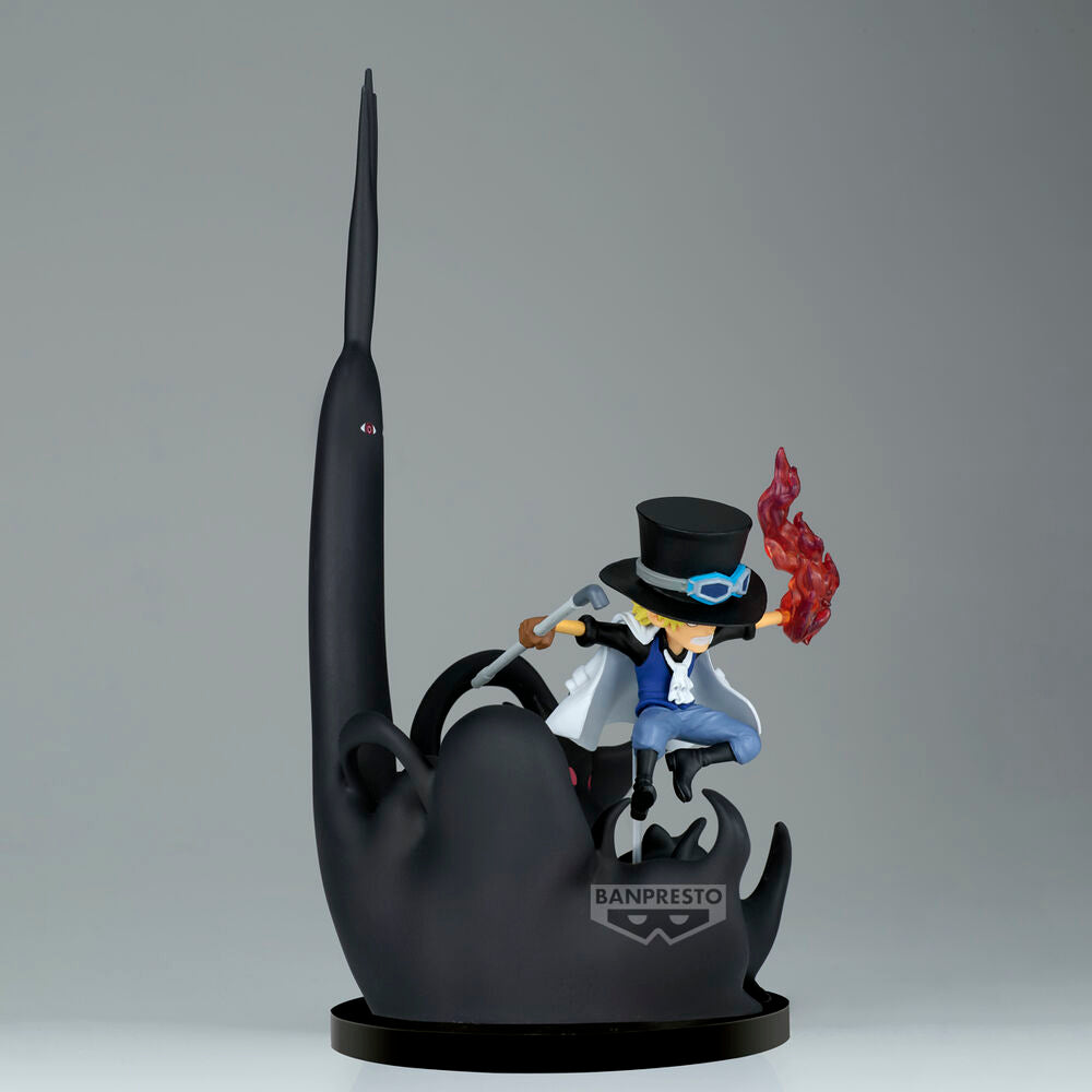 Zoom sur les accessoires et finitions de la figurine collector BANPRESTO One Piece