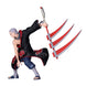 Zoom sur le visage expressif de la figurine Hidan Naruto Shippuden version A de 13 cm