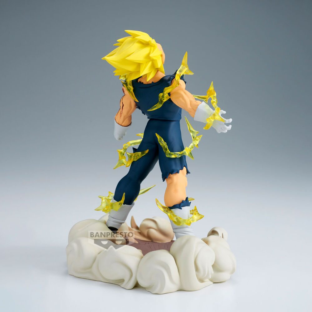 Packaging officiel BANPRESTO de la figurine Majin Vegeta Dragon Ball Z History Box