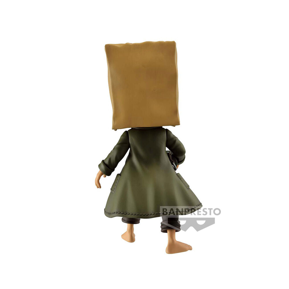Vue arrière de la figurine Little Nightmares Mono mettant en valeur la capuche