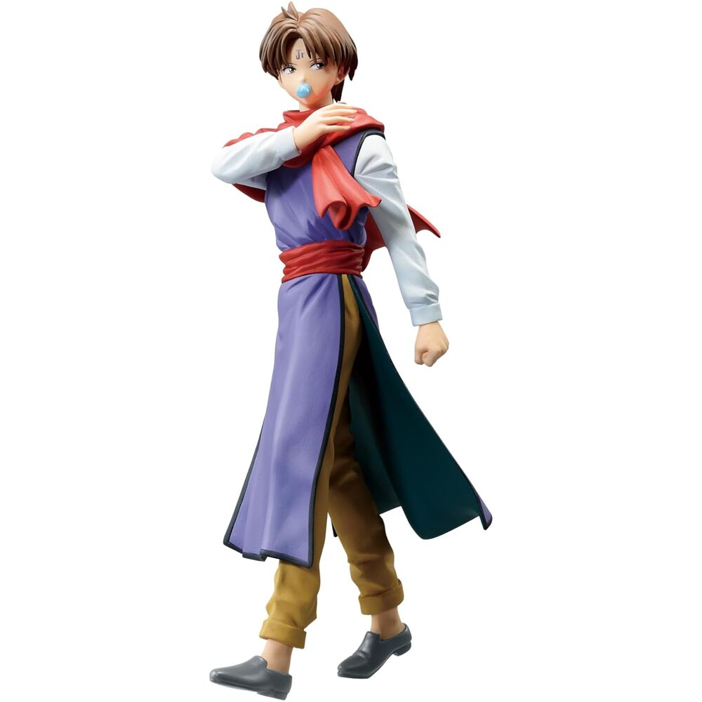 Présentation de la figurine Koenma Yu Yu Hakusho avec son emballage d'origine BANPRESTO