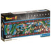 Puzzle Dragon Ball CLEMENTONI 1000 pièces assemblé montrant un panorama coloré des personnages emblématiques de la série.