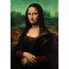 Puzzle CLEMENTONI Mona Lisa 1000 pièces assemblé montrant le célèbre portrait de Léonard de Vinci en détail