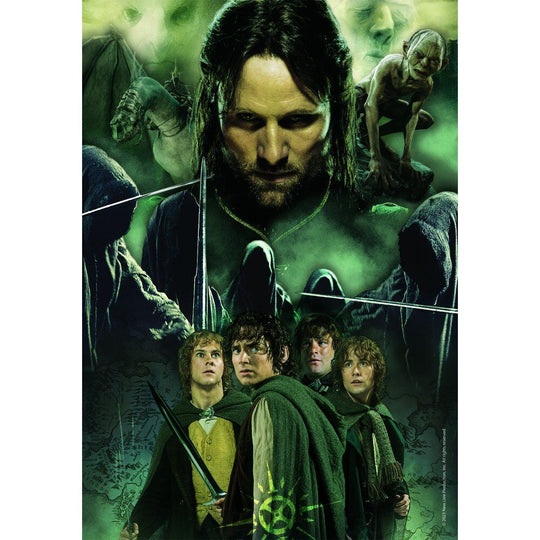 Puzzle The Lord of the Rings 1000 pièces de CLEMENTONI avec image détaillée des personnages principaux