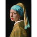 Puzzle 1000 pièces de La Jeune Fille à la Perle de Vermeer, image complète du tableau avec détails précis