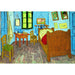 Puzzle CLEMENTONI 1000 pièces montrant la Chambre de Van Gogh à Arles avec ses couleurs vives et détails précis