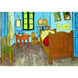 Puzzle CLEMENTONI 1000 pièces montrant la Chambre de Van Gogh à Arles avec ses couleurs vives et détails précis