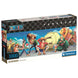 Boîte du puzzle CLEMENTONI One Piece 1000 pièces avec image panoramique et dimensions 98x33 cm visibles.