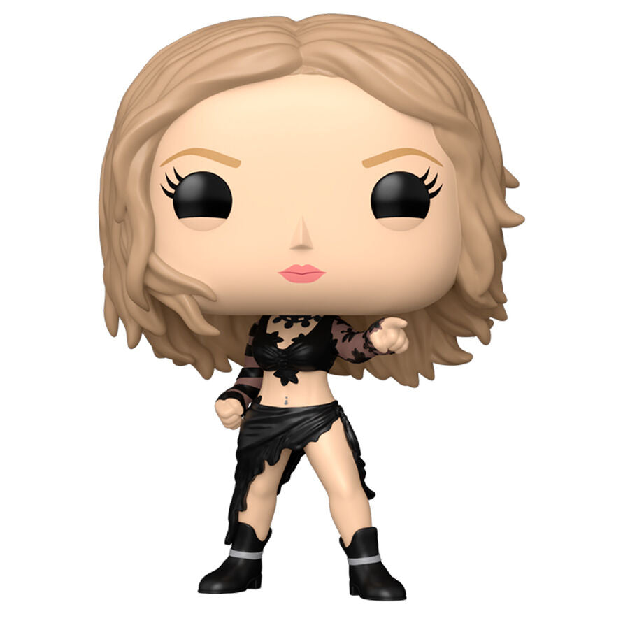 Figurine Funko POP de Britney Spears en tenue Stronger, 9cm, présentée dans une boîte cadeau colorée.