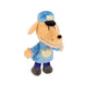Image du dos du jouet peluche Dogman 25cm avec coutures visibles