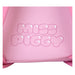 Vue latérale du sac à dos Miss Piggy montrant sa silhouette compacte et élégante