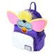 Intérieur du sac à dos Loungefly Furby avec doublure assortie et finitions soignées