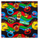 Vue arrière du sac à dos Loungefly Sesame Street Corner avec sangles ajustables en cuir vegan