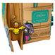 Intérieur du sac à dos Loungefly Sesame Street Corner montrant la doublure assortie imprimée