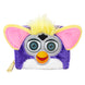 Portefeuille Loungefly Furby en cuir synthétique vegan avec fermeture éclair dorée sur fond blanc