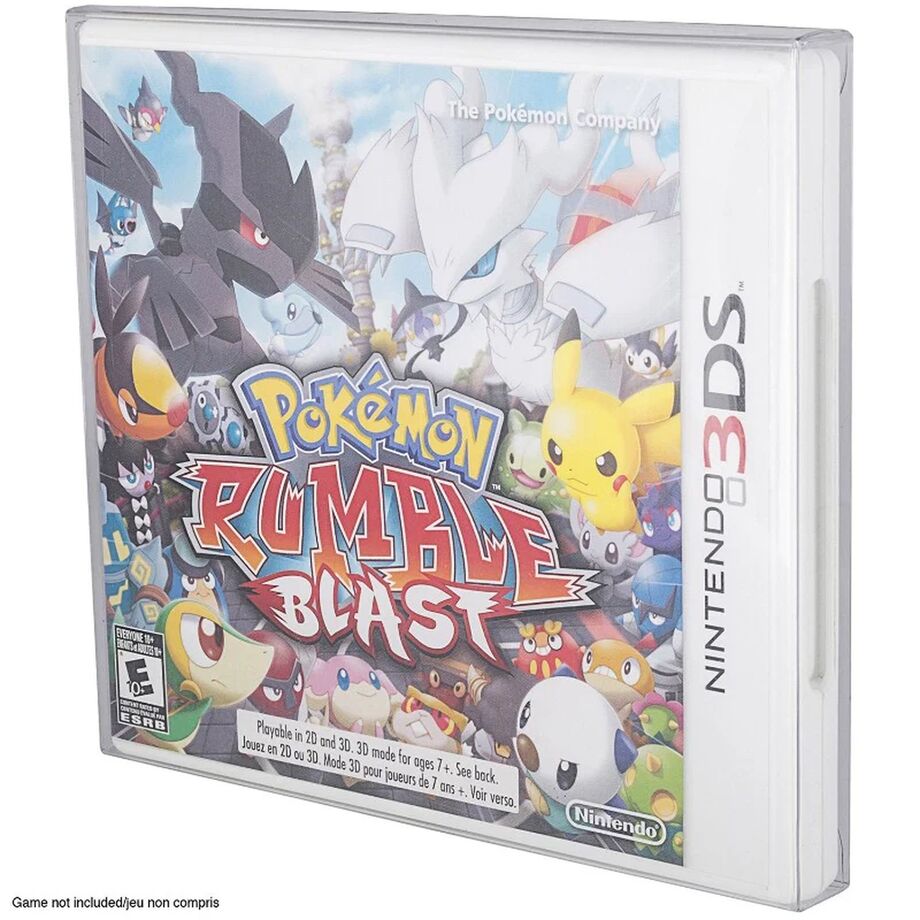Zoom sur un protège-jeu EVORETRO en plastique PET transparent, montrant sa qualité et ses dimensions adaptées
