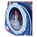 Fermetures éclair et finitions en métal argenté du sac à dos Disney Cendrillon Loungefly 75e Anniversaire