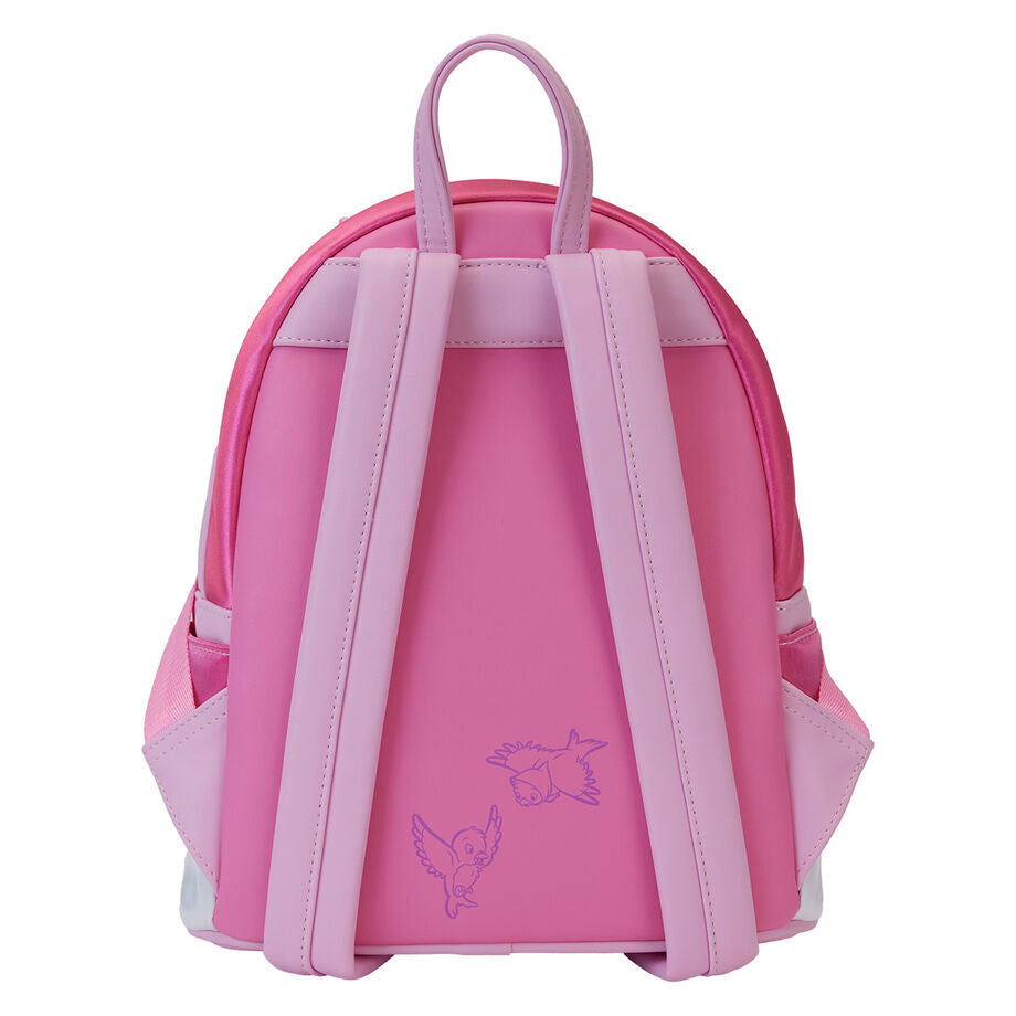Poignée supérieure robuste en cuir vegan du sac à dos Loungefly édition limitée Cendrillon 75e Anniversaire