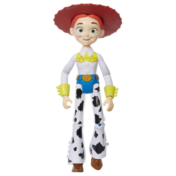Poupée Jessie Toy Story 30cm debout avec son chapeau de cowgirl rouge et blanc