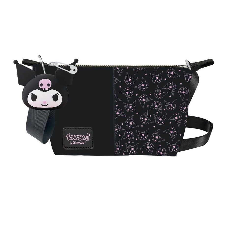 Sac Hello Kitty Kuromi CERDÁ, vue de face, mettant en évidence le design adorable des personnages et la qualité des finitions.