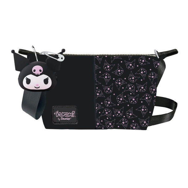 Sac Hello Kitty Kuromi CERDÁ, vue de face, mettant en évidence le design adorable des personnages et la qualité des finitions.