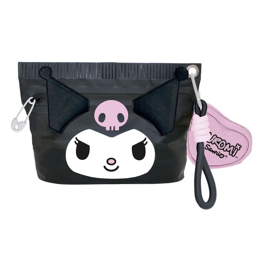 Trousse de toilette Hello Kitty et Kuromi CERDÁ, idéale pour organiser vos produits de beauté lors de vos déplacements, design adorable et pratique.