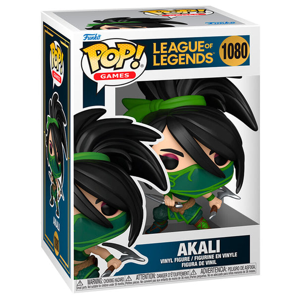 Boîte cadeau de la figurine Funko POP Akali League of Legends, idéale pour collection