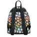 Détail des bretelles ajustables et de la texture du sac à dos Loungefly Pokémon