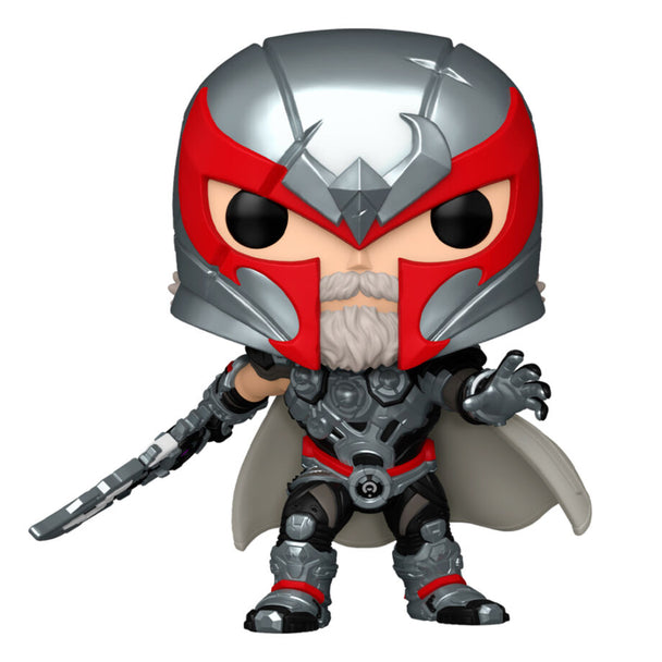 Figurine Funko POP Marvel Rivals Magneto en vinyle de 9 cm avec détails précis et couleurs vives