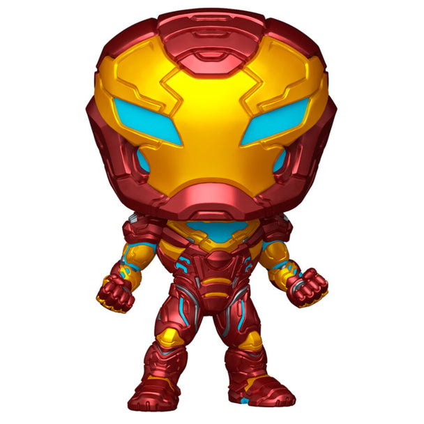 Figurine Funko POP Iron Man Marvel Rivals en vinyle de 9 cm dans sa boîte cadeau officielle