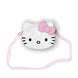 Sac Hello Kitty en polyester doux, dimensions 17x14x4cm, présenté sur fond blanc