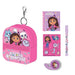 Set papeterie assorti au mini sac à dos Gabbys Doll House CERDÁ, idéal pour ranger stylos, crayons et accessoires scolaires