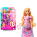 Poupée Raiponce Disney 2 en 1 avec tenue de pique-nique et accessoires colorés