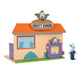 Enfant jouant avec le playset Burger Krusty Les Simpsons