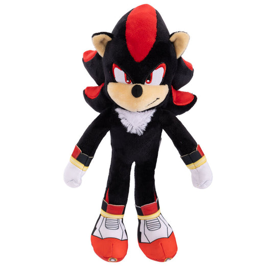 Peluche Sonic 3 posée debout sur une surface neutre avec un éclairage doux
