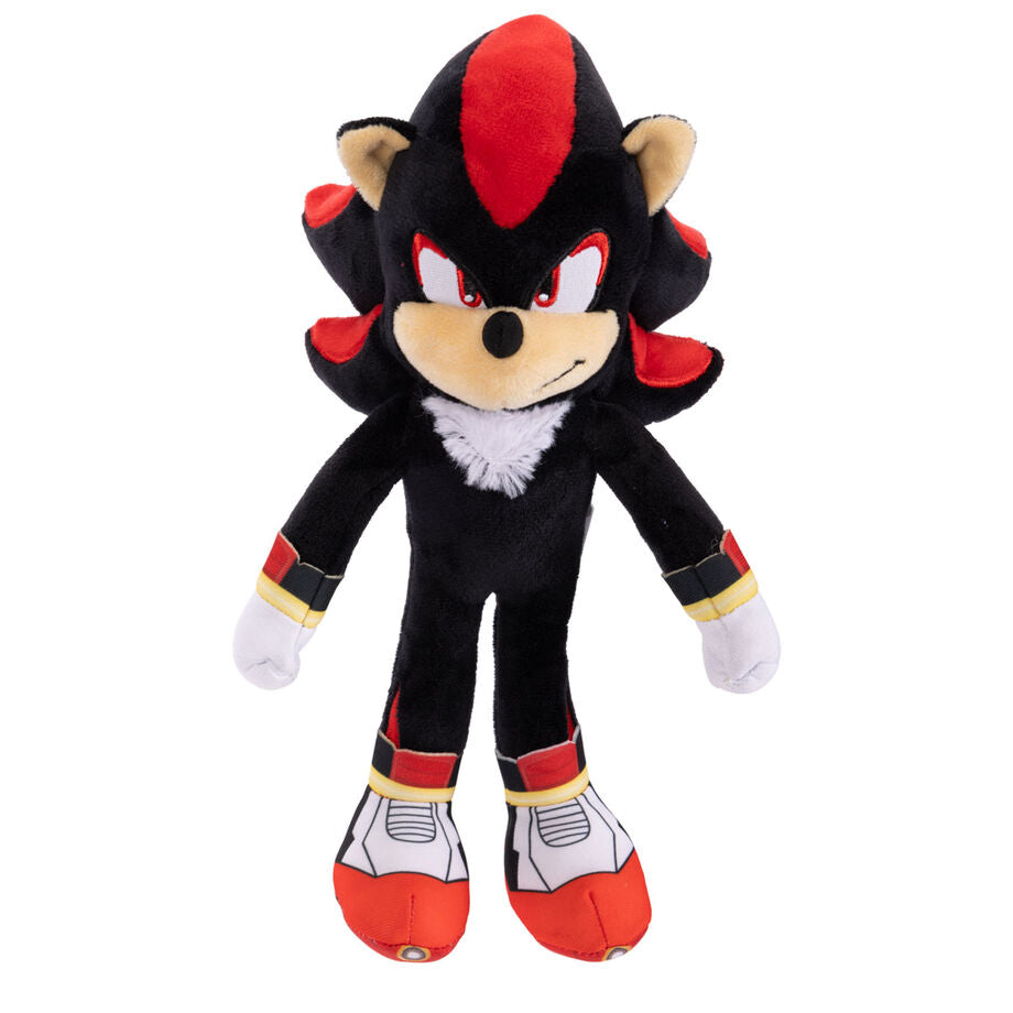 Peluche Sonic 3 posée debout sur une surface neutre avec un éclairage doux