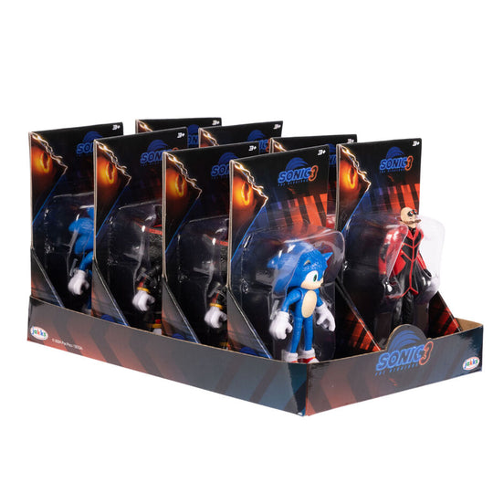 Figurine Sonic 3 The Movie de 7 cm vue de face avec détails colorés