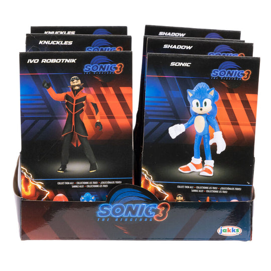 Détail des textures et finitions de la figurine Sonic 3 The Movie en gros plan