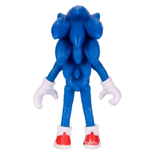 Figurine Sonic 3 The Movie posée sur un socle neutre blanc