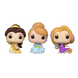 Vue avant du blister Funko Pocket POP avec 3 figurines Disney Princess édition Pâques, emballage coloré et attractif