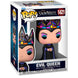Vue rapprochée de la figurine Funko POP Blanche-Neige Reine Maléfique montrant les détails soignés et la boîte cadeau