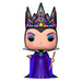 Boîte cadeau officielle Funko contenant la figurine POP de la Reine Maléfique de Blanche-Neige, avec illustrations colorées