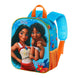 Photo du sac à dos Disney Vaiana Moana Sisters porté par un enfant, illustrant son confort.