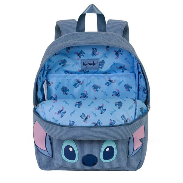 Zoom sur les bretelles ajustables et la qualité des matériaux du sac à dos Stitch Roy